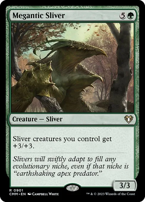 Megantic Sliver · Commander Masters 901/1067