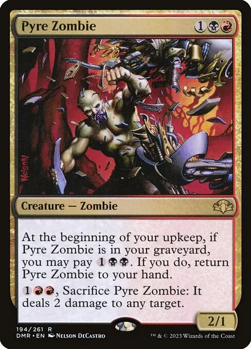 Pyre Zombie · Dominaria Remastered 194/457