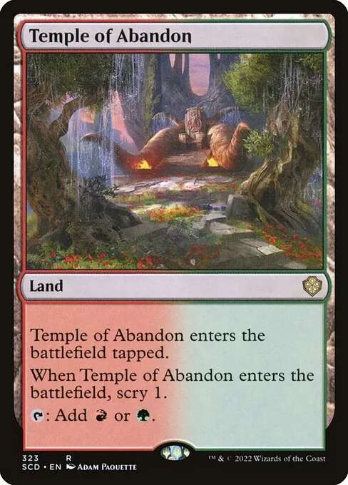 Temple of Abandon · Starter Commander Decks 323/352