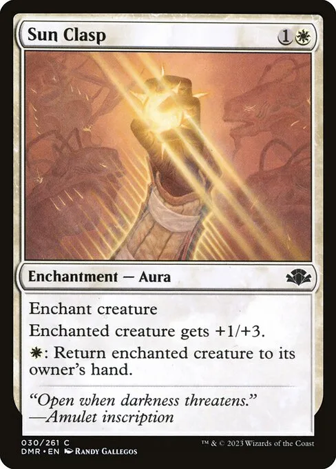 Sun Clasp · Dominaria Remastered 30/457