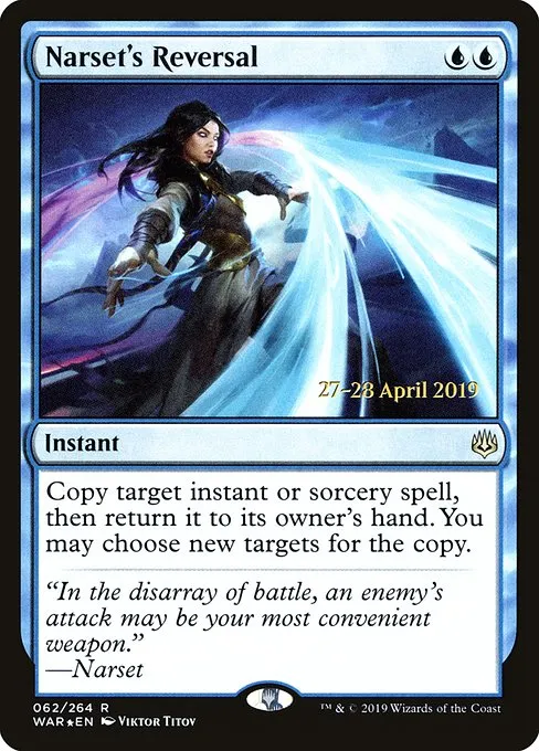 Narset's Reversal · War of the Spark Promos 62s/176
