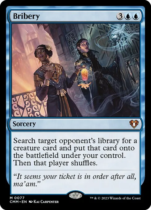 Bribery · Commander Masters 77/1067