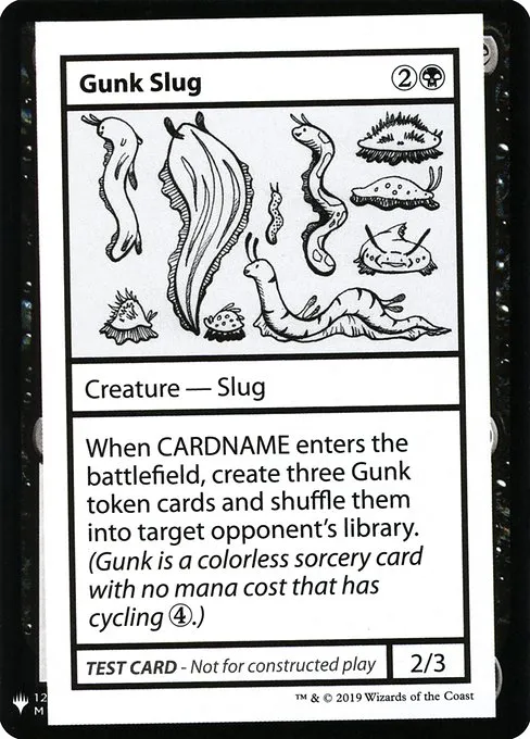 Gunk Slug · Mystery Booster Playtest Cards 2019 43/121