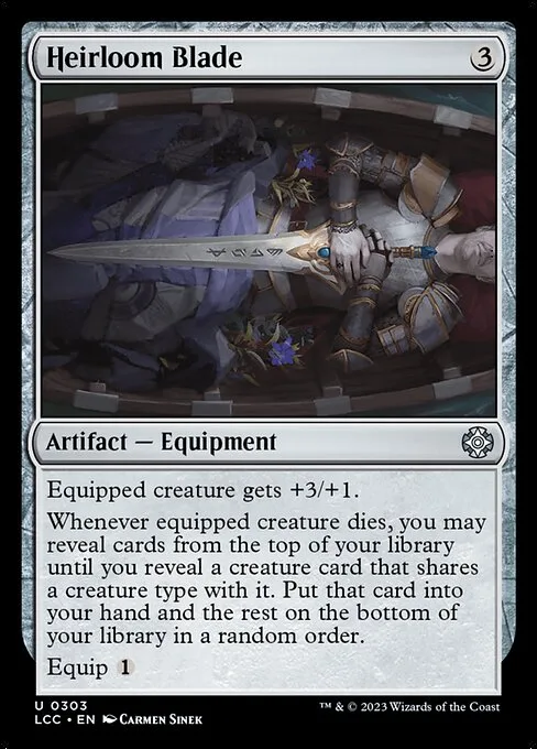 Heirloom Blade · The Lost Caverns of Ixalan Commander 303/370