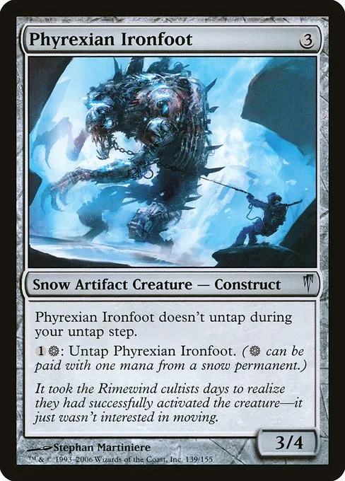 Phyrexian Ironfoot · Coldsnap 139/155
