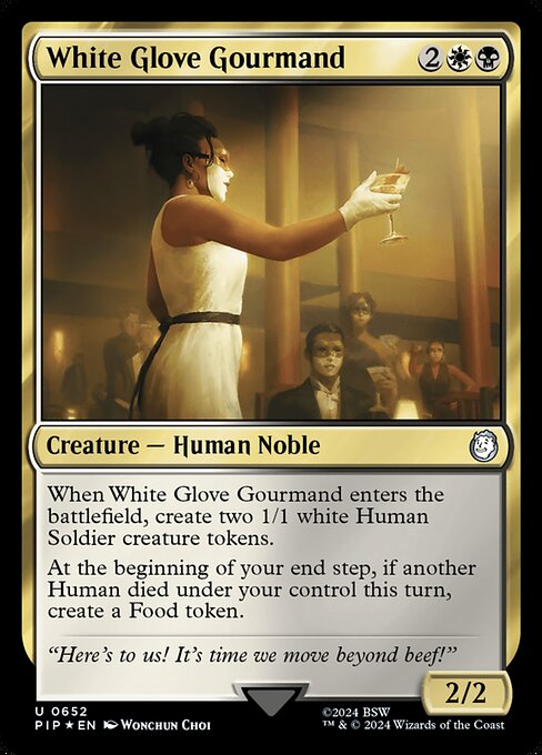 White Glove Gourmand · Fallout 652/1068