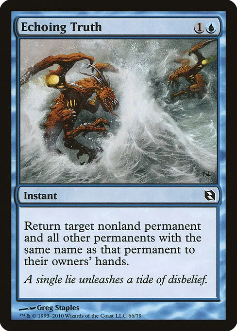 Echoing Truth · Duel Decks: Elspeth vs. Tezzeret 66/79