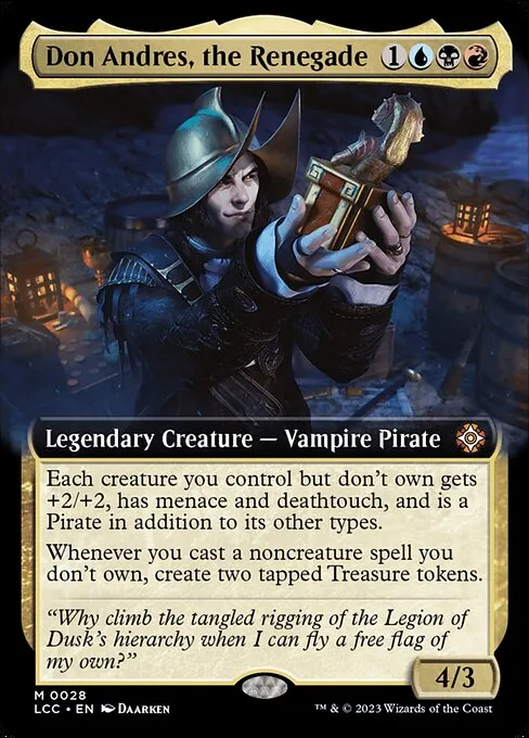 Don Andres, the Renegade · The Lost Caverns of Ixalan Commander 28/370