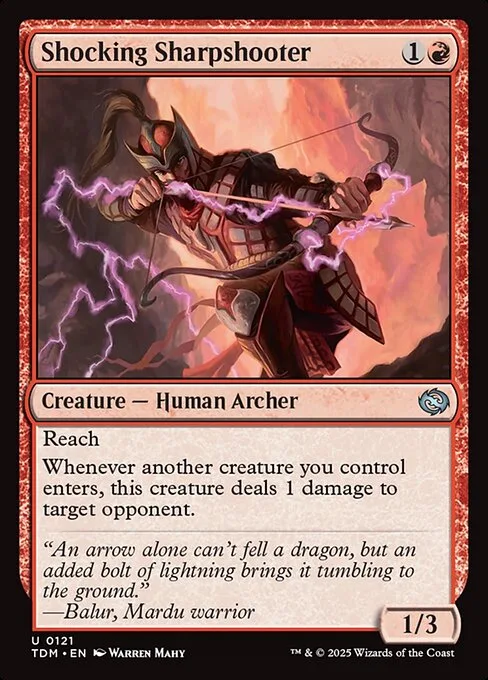 Shocking Sharpshooter · Tarkir: Dragonstorm 121/427