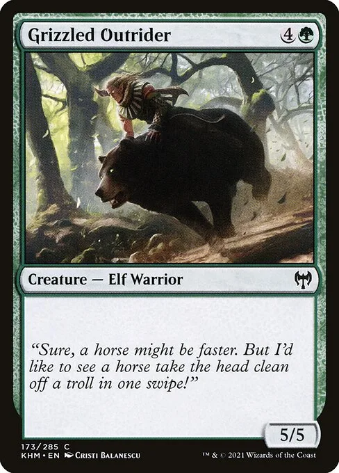Grizzled Outrider · Kaldheim 173/425