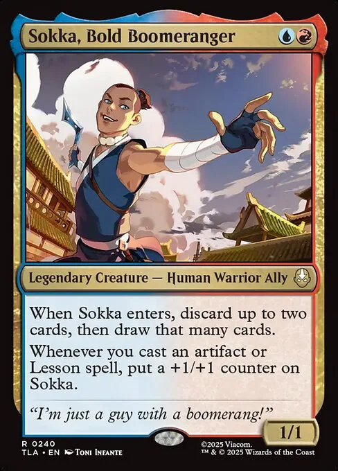 Sokka, Bold Boomeranger · Avatar: The Last Airbender 240/394