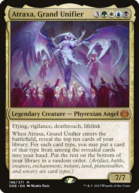 Atraxa, Grand Unifier · Phyrexia: All Will Be One 196/479