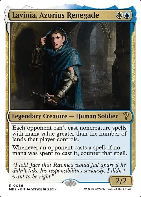 Lavinia, Azorius Renegade · Mystery Booster 2 86/385
