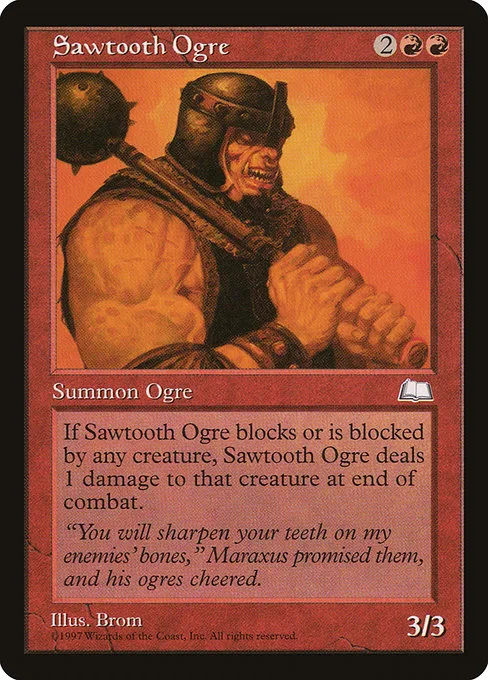 Sawtooth Ogre · Weatherlight 114/167