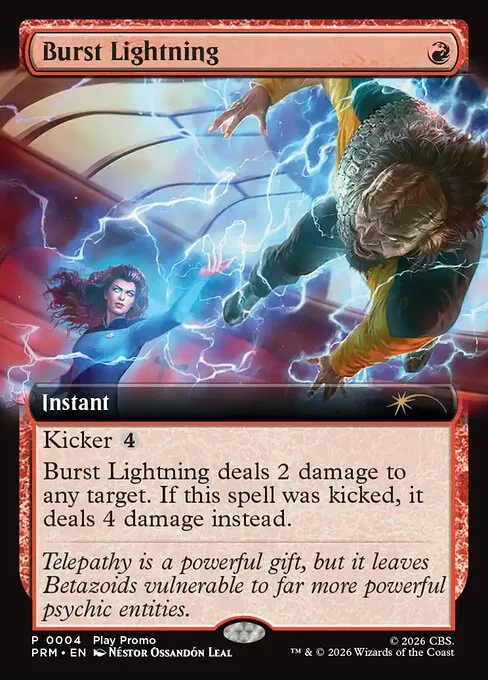 Burst Lightning · Wizards Play Network 2026 20/13