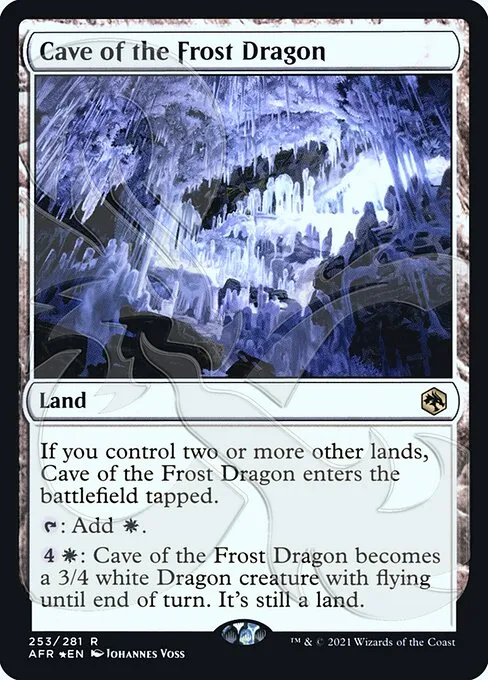 Cave of the Frost Dragon · Adventures in the Forgotten Realms Promos 253a/241