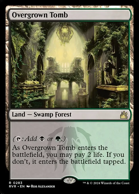 Overgrown Tomb · Ravnica Remastered 283/531