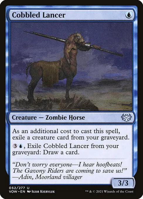 Cobbled Lancer · Innistrad: Crimson Vow 52/423