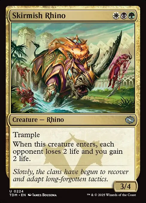 Skirmish Rhino · Tarkir: Dragonstorm 224/427