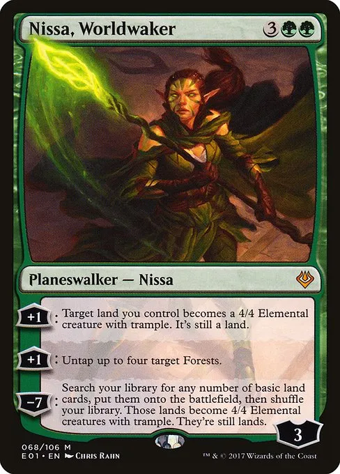 Nissa, Worldwaker · Archenemy: Nicol Bolas 68/106