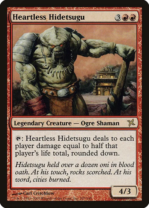 Heartless Hidetsugu · Betrayers of Kamigawa 107/165