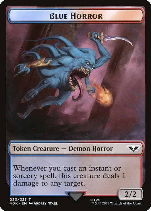 Blue Horror · Warhammer 40,000 Tokens 20/31