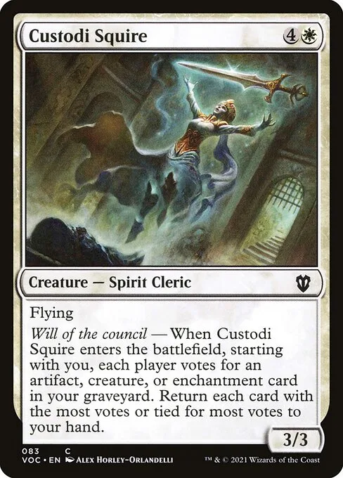 Custodi Squire · Crimson Vow Commander 83/188