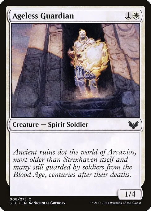Ageless Guardian · Strixhaven: School of Mages 8/393