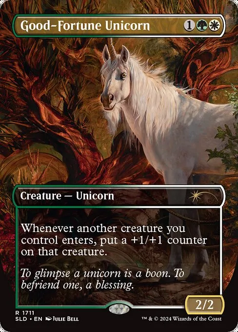 Good-Fortune Unicorn · Secret Lair Drop 1711/2547