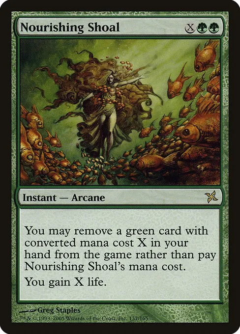 Nourishing Shoal · Betrayers of Kamigawa 137/165