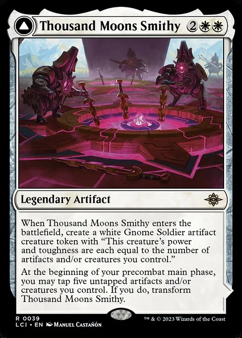 Thousand Moons Smithy // Barracks of the Thousand · The Lost Caverns of Ixalan 39/416