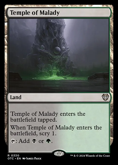 Temple of Malady · Outlaws of Thunder Junction Commander 330/342