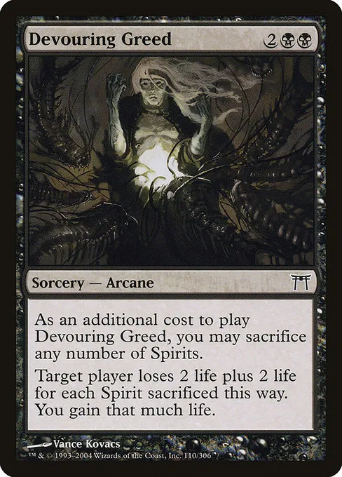 Devouring Greed · Champions of Kamigawa 110/307