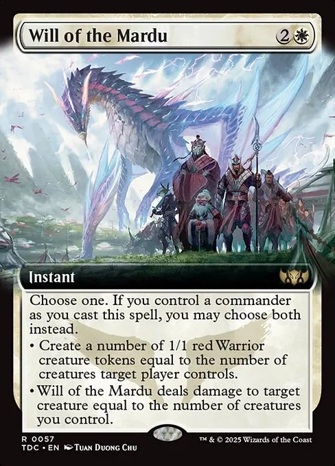 Will of the Mardu · Tarkir: Dragonstorm Commander 57/413