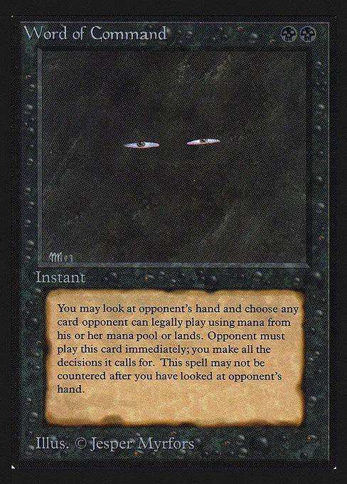 Word of Command · Intl. Collectors' Edition 137/302