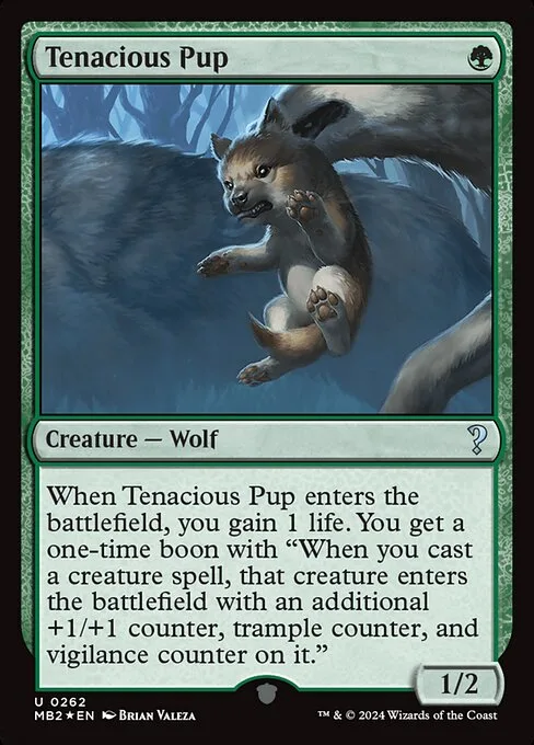 Tenacious Pup · Mystery Booster 2 262/385