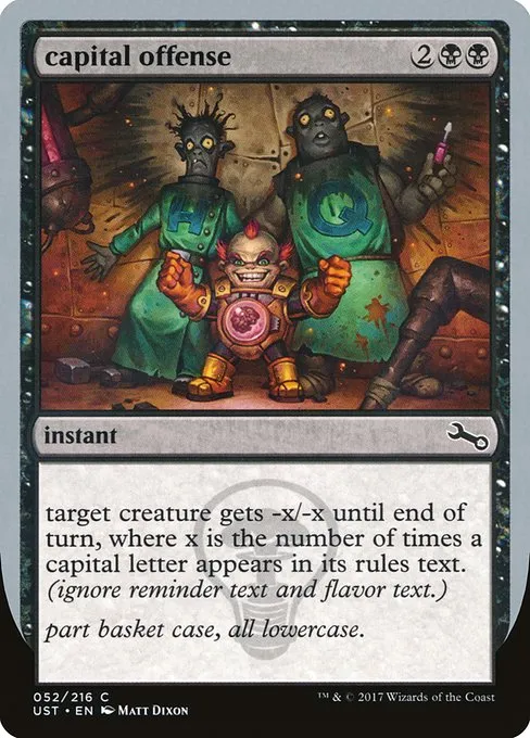 capital offense · Unstable 52/268