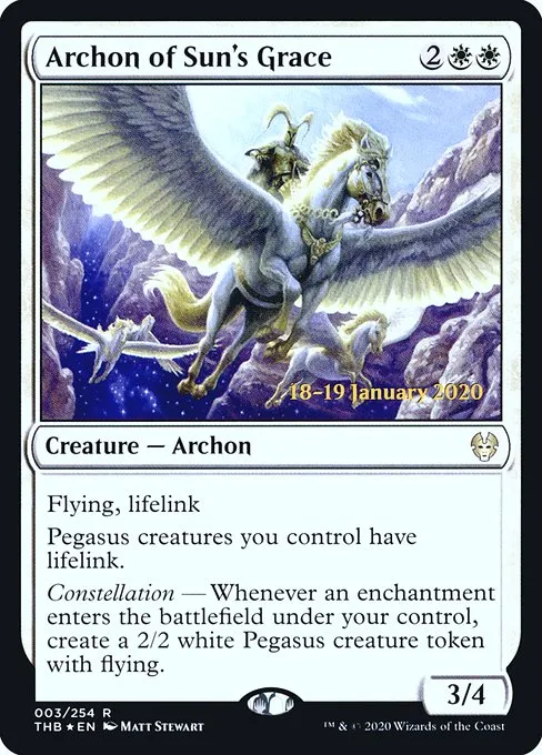 Archon of Sun's Grace · Theros Beyond Death Promos 3s/137