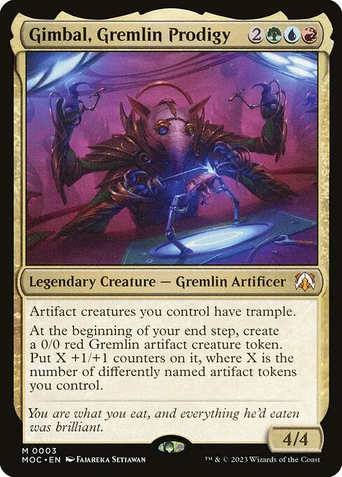 Gimbal, Gremlin Prodigy · March of the Machine Commander 3/450