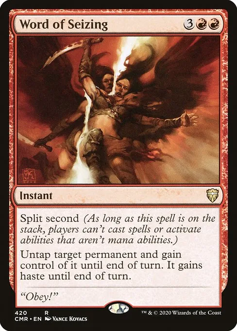 Word of Seizing · Commander Legends 420/718