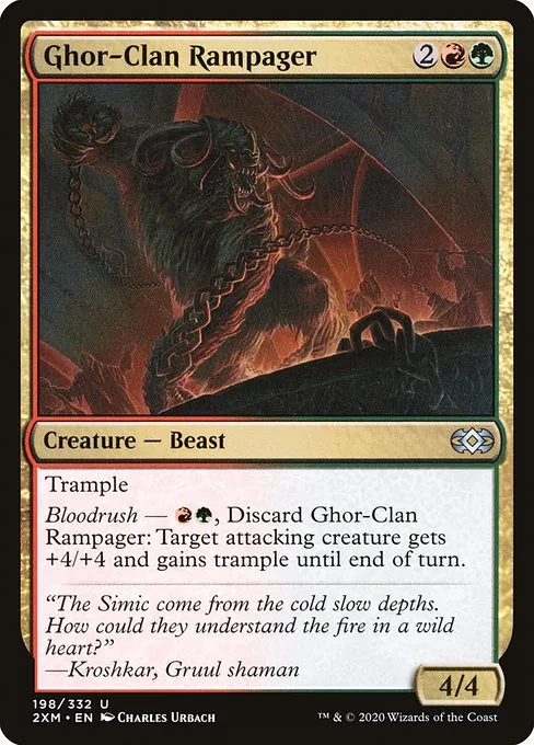 Ghor-Clan Rampager · Double Masters 198/384