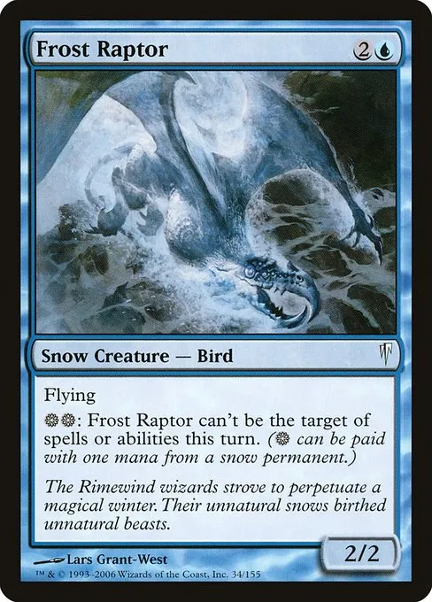 Frost Raptor · Coldsnap 34/155