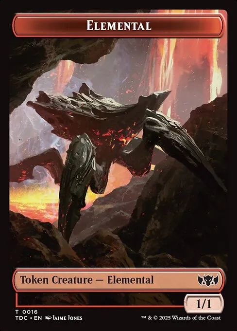 Elemental · Tarkir: Dragonstorm Commander Tokens 16/34