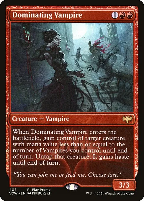 Dominating Vampire · Innistrad: Crimson Vow 407/423