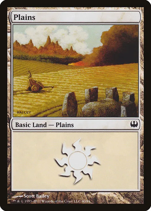Plains · Duel Decks: Knights vs. Dragons 40/81