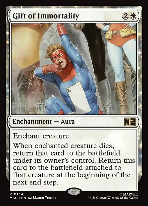 Gift of Immortality · Marvel Super Heroes Commander 134/9