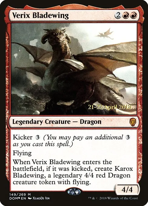 Verix Bladewing · Dominaria Promos 149s/118
