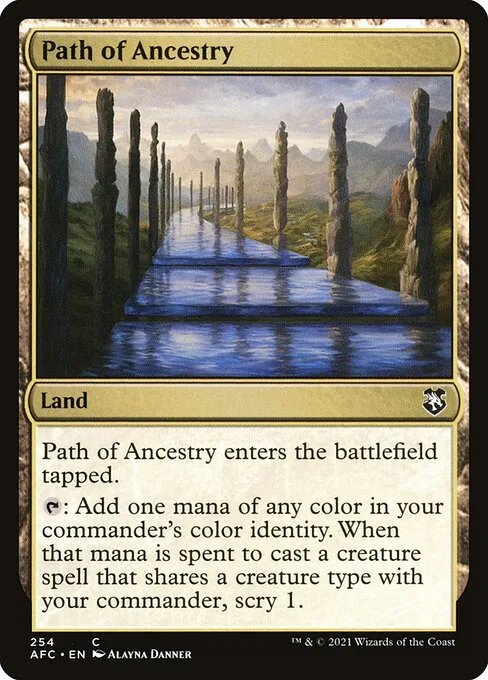 Path of Ancestry · Forgotten Realms Commander 254/331
