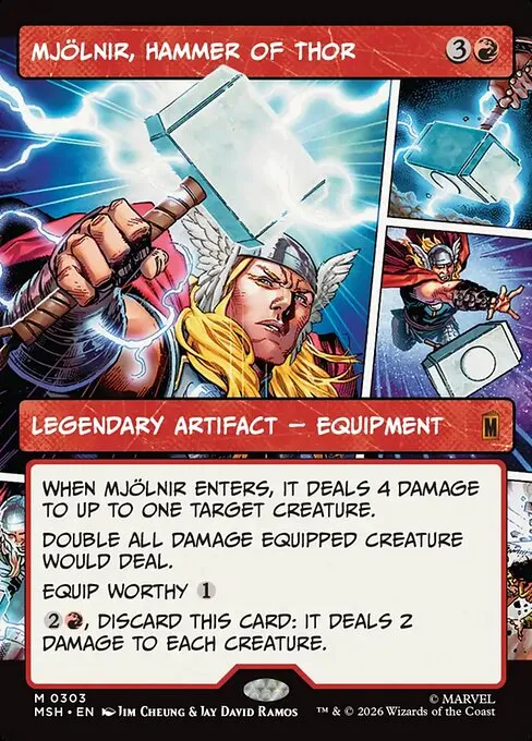 Mjölnir, Hammer of Thor · Marvel Super Heroes 303/24