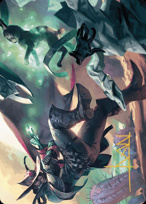 Metamorphic Blast // Metamorphic Blast · Outlaws of Thunder Junction Art Series 7/54